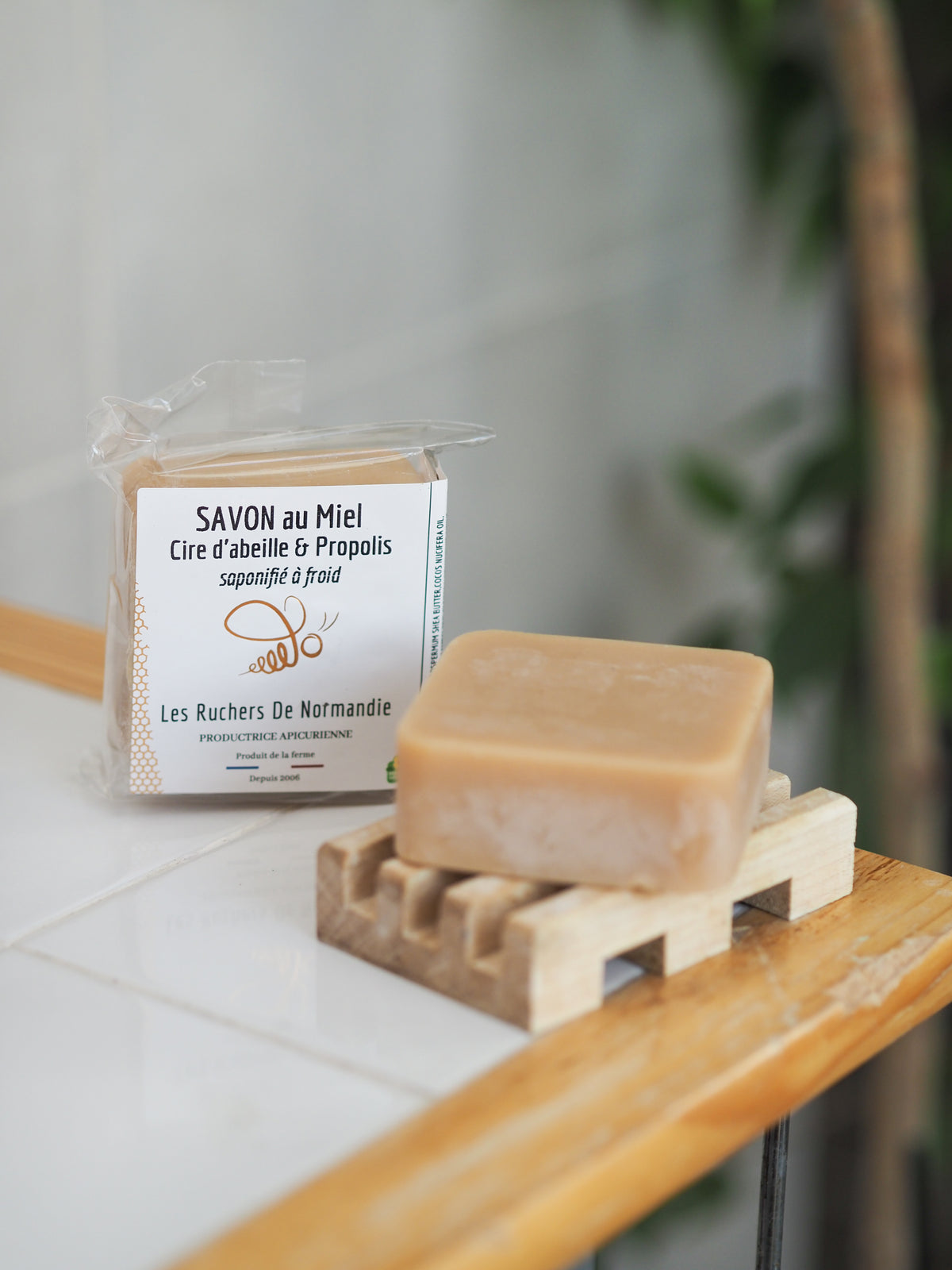 Savon Miel-Propolis-Cire d'Abeille 100g
